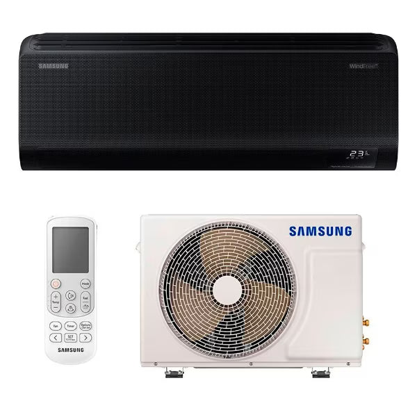 Ar-Condicionado Split Inverter 18000 BTUs Samsung WindFree Connect Black High Wall Quente e Frio 220V