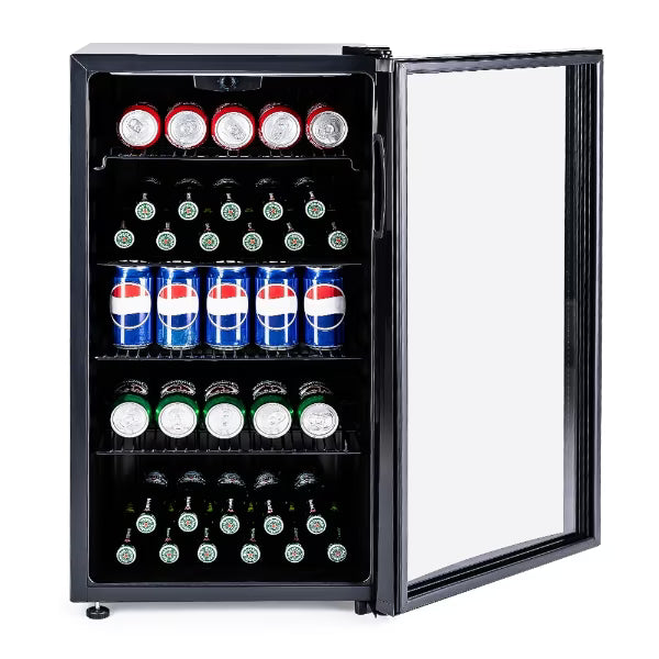 Refrigerador Expositor Vertical EOS 100 Litros Eco Gelo All Black EEV110P 220V